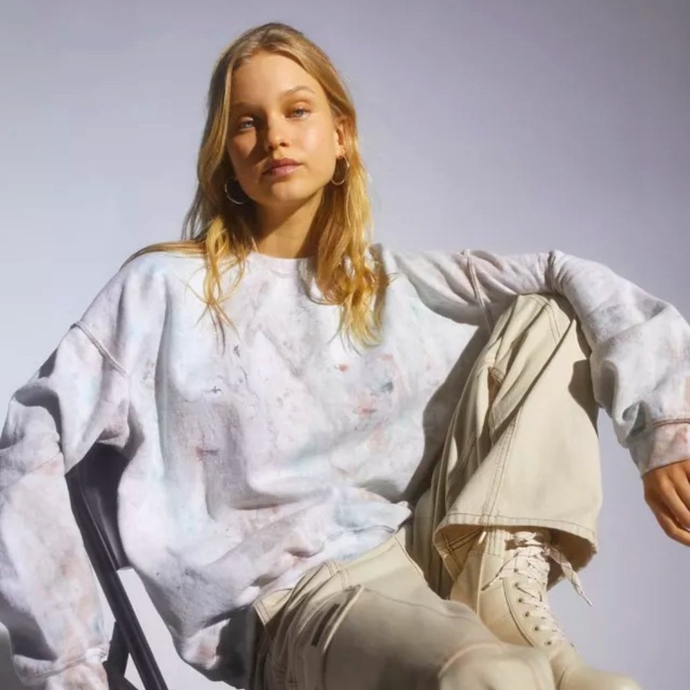 Urban Renewal Remade Marble Dye Sweatshirt from Urban Outfitters